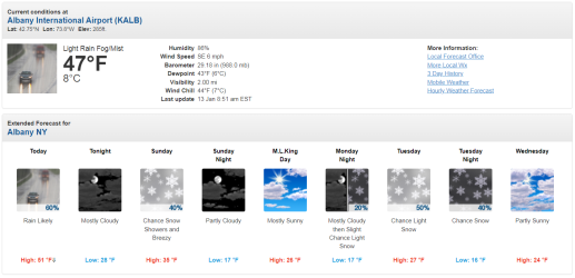Albany weather forecast JAN-13-2023.png