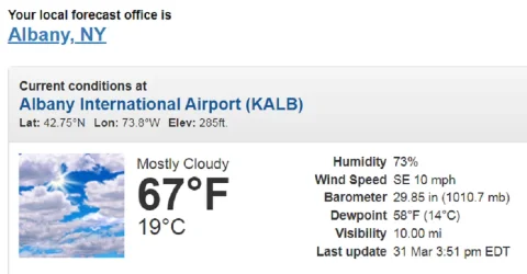 Albany weather observation 3-31-2026.webp